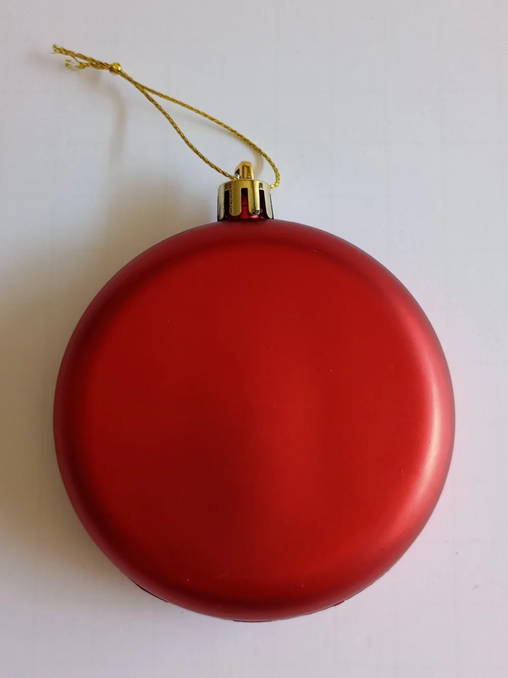 Coca Cola Disc Ornament With Classic Logo Christmas Holiday Coke